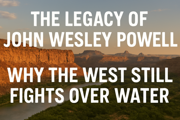 The Legacy of John Wesley Powell: Why the West Still Fights Over Water