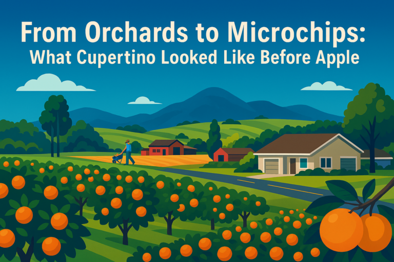 From Orchards to Microchips: What Cupertino Looked Like Before Apple